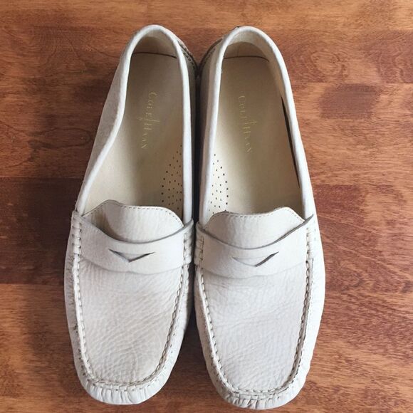🎉HP🎉Cole Haan nude leather driving shoes size 8 - Picture 3 of 8